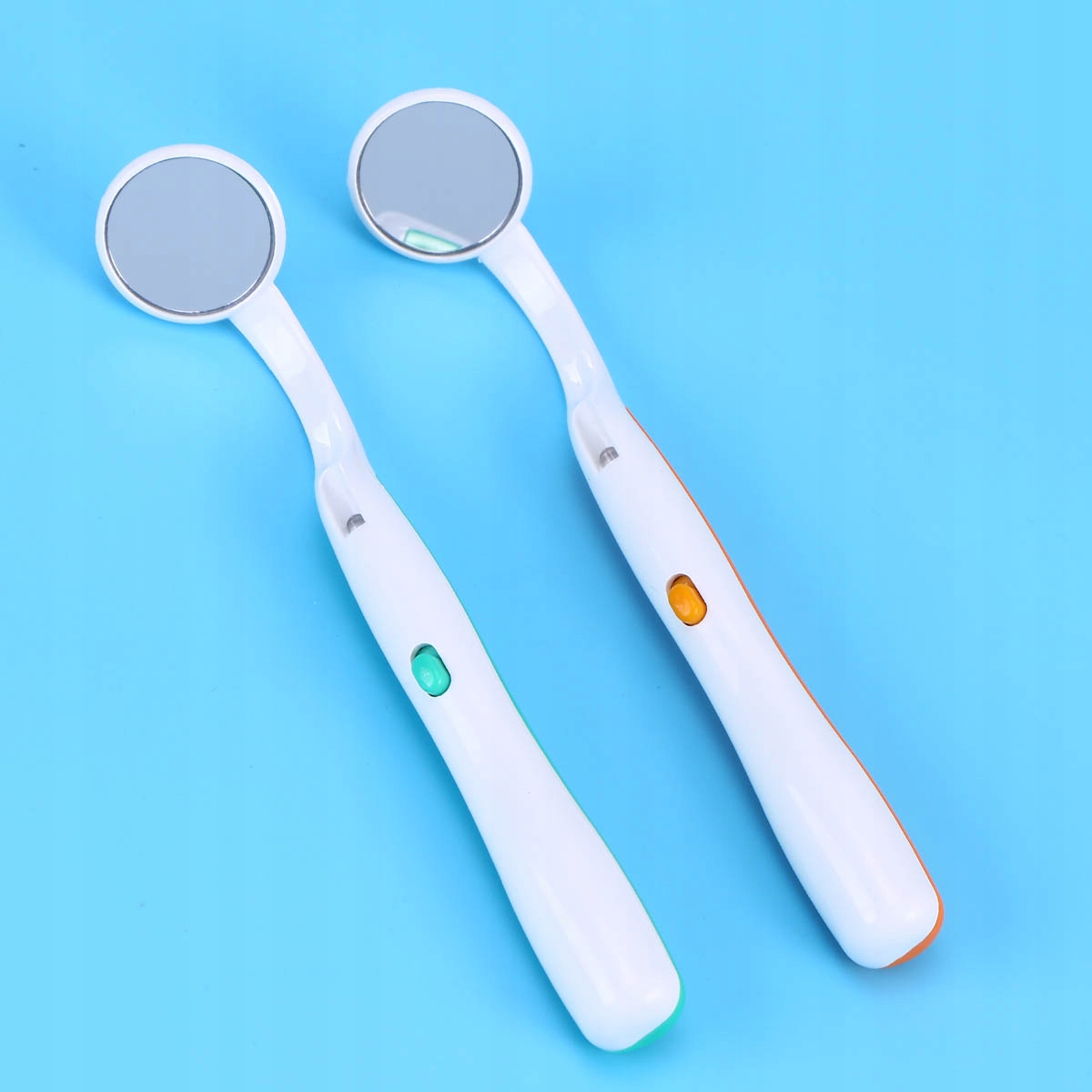 Dentysta narzędzia kontroli lustro z LED Kolor dominujący odcienie fioletu