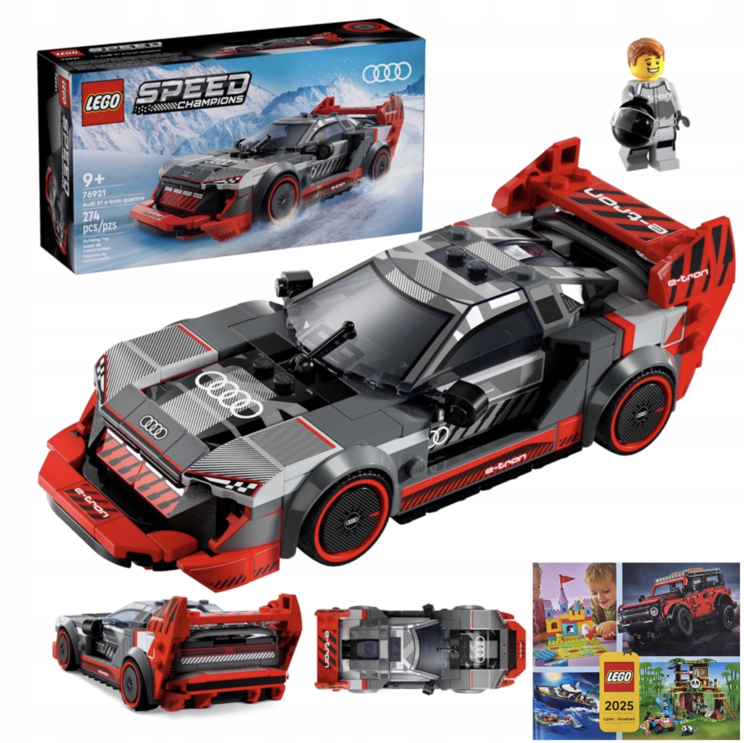 Lego Speed Champions Samochód Wyścig Audi S1 E-tron Auto Model