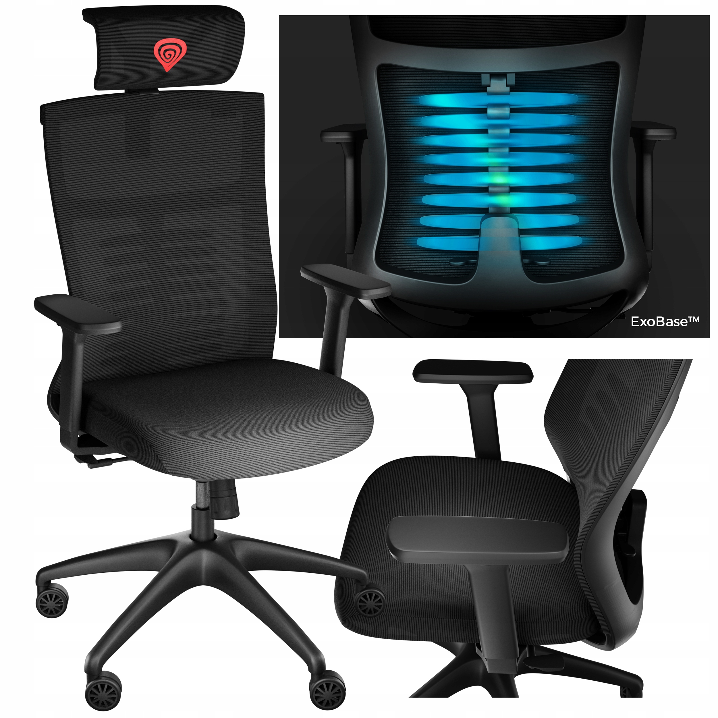 Ergonomiczny Fotel Gamingowy Genesis Astat 200 G2 Czarny NFG1943