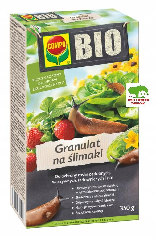 

Granulat na ślimaki Bio 350 g Compo