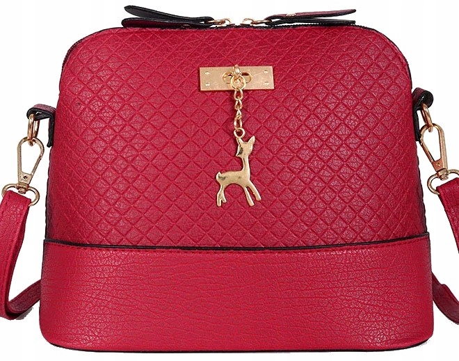 

Damska Torebka skórzana na ramię listonoszka retro