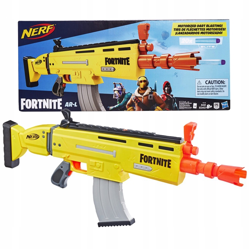 

Zestaw Pistolet Nerf Fortnite Karabin Ar-l Elite