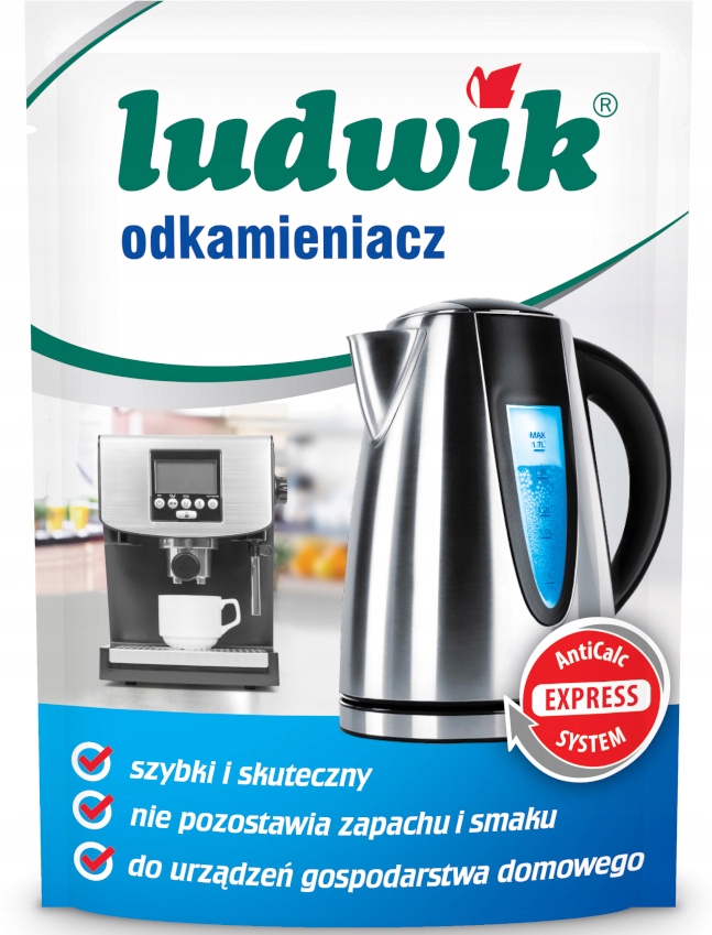 

Ludwik Odkamieniacz AntiCalc Ekspres Czajnik 20g