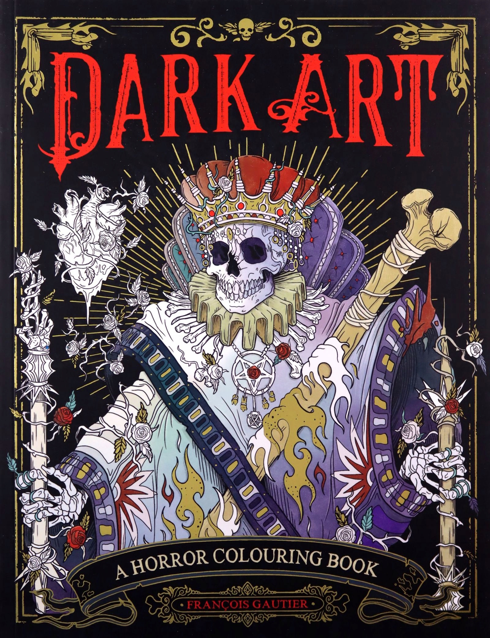 

Dark Art: A Horror Colouring Book For Adults Fra