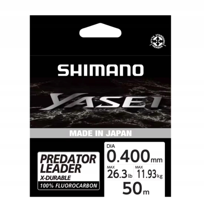 Fluorocarbon Shimano Yasei Predator 0.40mm 50m 11.93kg Grey