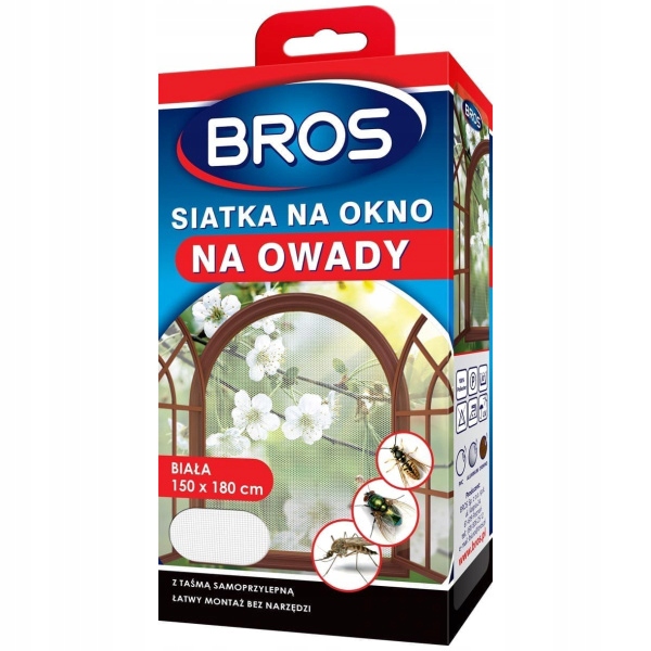 

Bros Siatka Na Okno 150X180 Biała