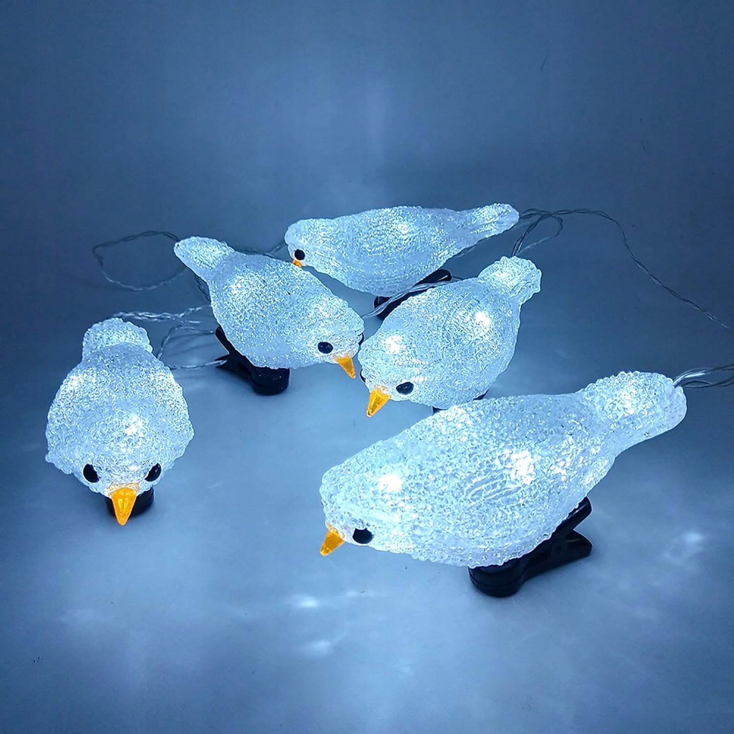 PTASZKI LAMPKA SOLARNA OGRODOWA LED OZDOBA PTAKI WRÓBEL LAMPKI SOLARNE Kolor dominujący inny