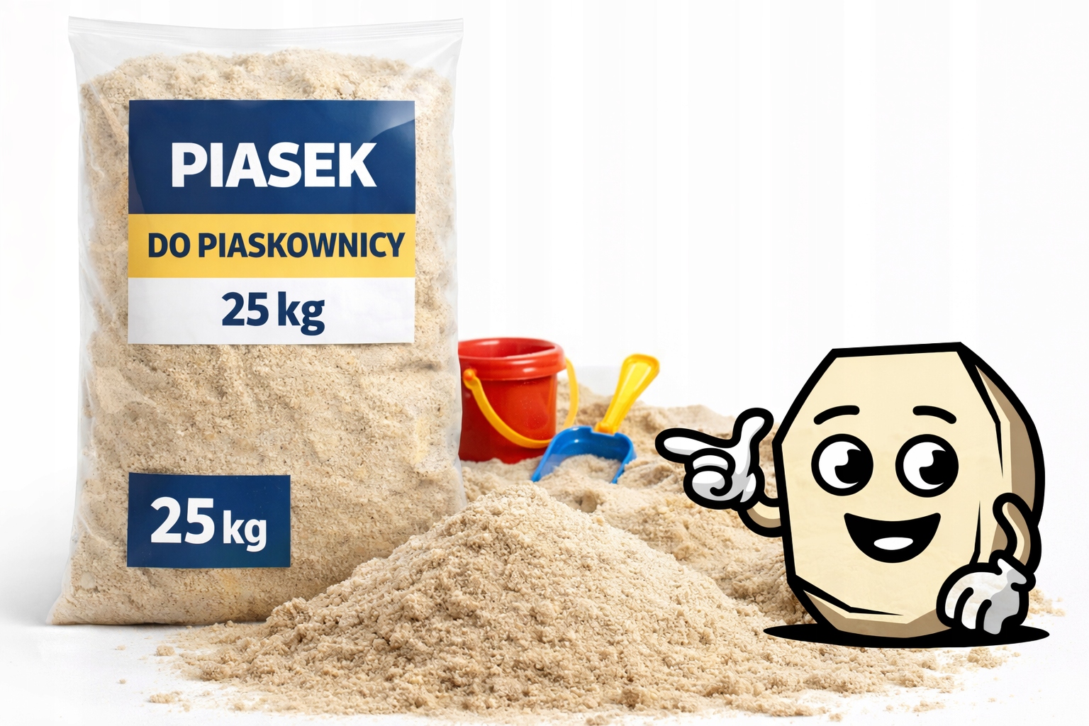 PIASEK DO PIASKOWNICY Atest PZH 25kg