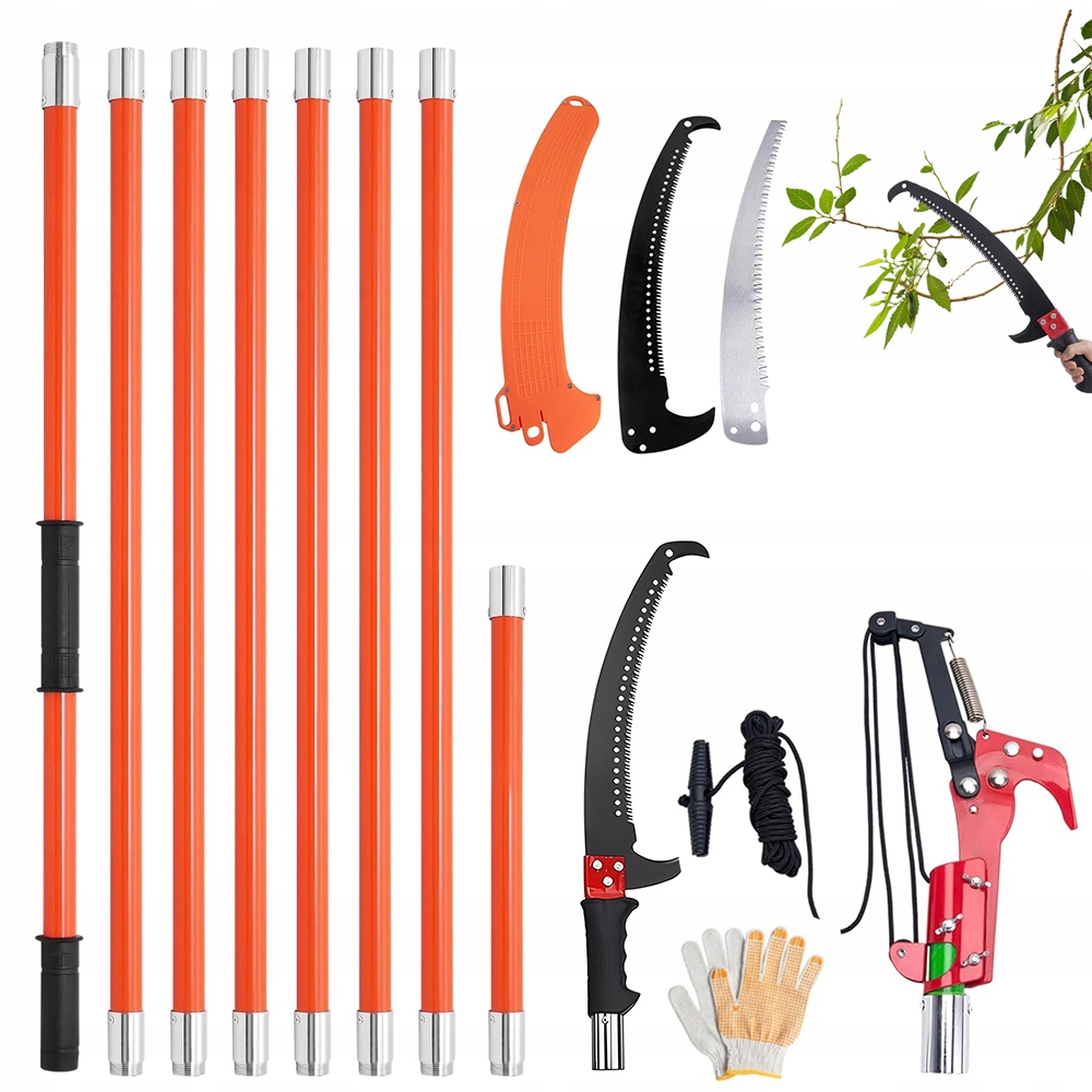 Zahradní Nůžky S Teleskopickým Držákem Pro Zahradu A Sadu Je Praktický