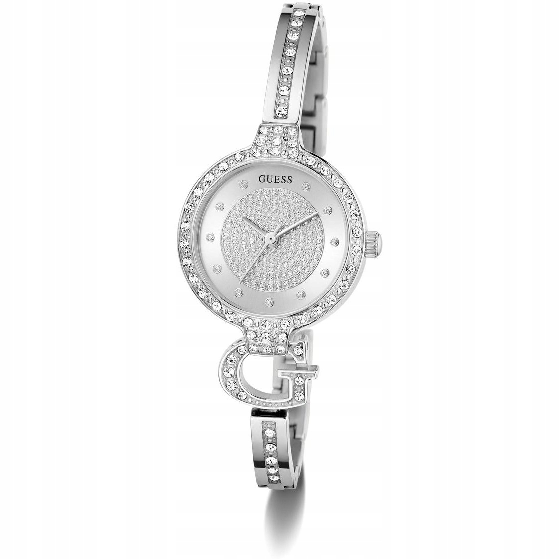 Dámské hodinky Guess GW0929L1 Zirkony stříbrné