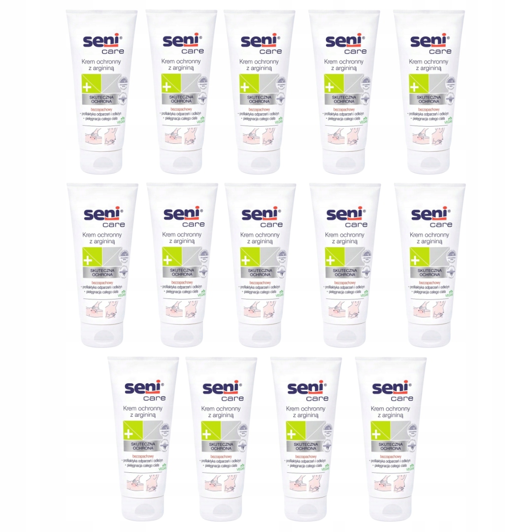 Zestaw 14x Seni Care Krem Na Odparzenia Ochronny 100 ML Z Argininą