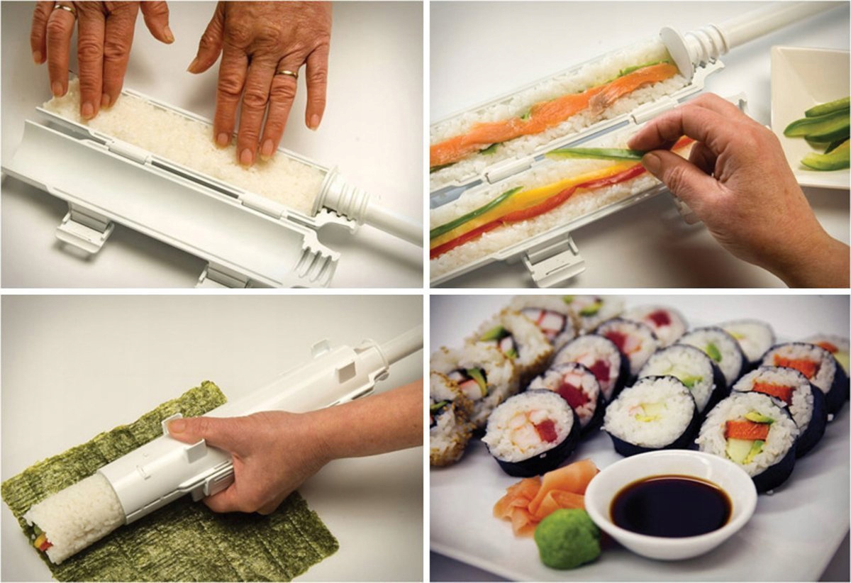 Levně Stroj Na Výrobu Sushi Rolleru Bazooka Sada Na Sushi Domácí Sushi