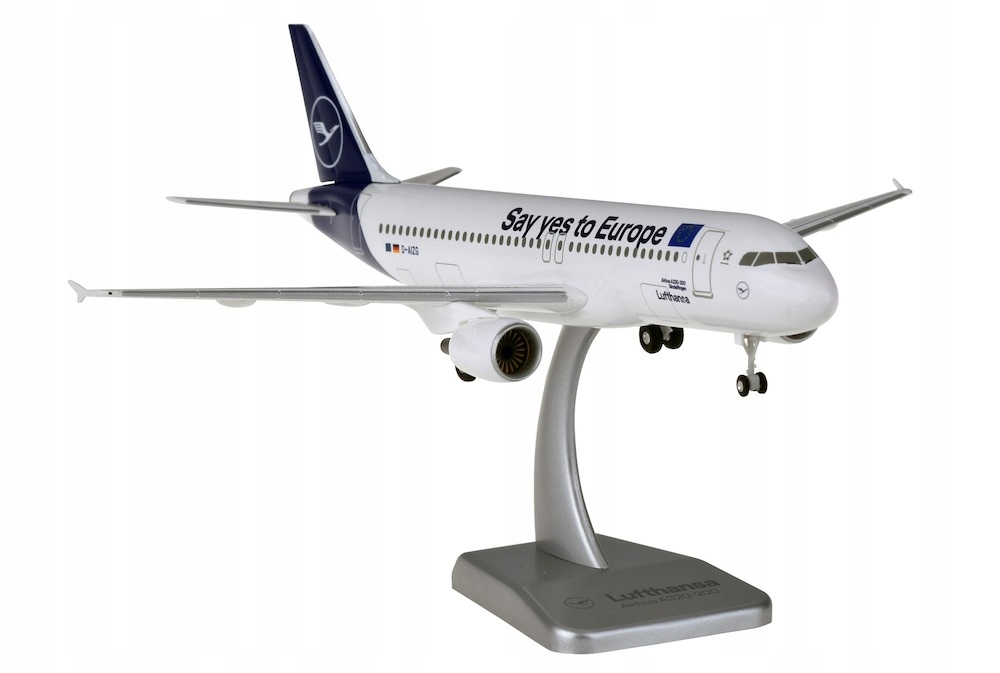 Model letadla Airbus A320 Lufthansa D-aizg Say Yes
