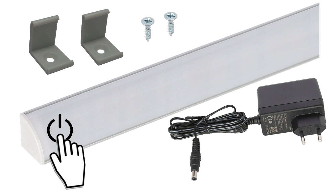 

Listwa meblowa narożna Led szafkę 80cm Regulacja