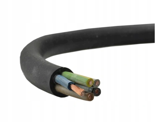  /><h1>Przewód przemysłowy</h1><h1>H07RN-F (OnPD) 5x10 mm² żo</h1><h1>1 sztuka = 1 metr</h1><h2>Dane techniczne:</h2><ul><li>Liczba żył:&nbsp;<b>5</b></li><li>Znamionowy przekrój żyły [mm2]:<b>&nbsp;10</b></li><li>Dopuszczalna temperatura kabla ułożonego na stałe [°C] do:&nbsp;<b>60</b></li><li>Dopuszczalna temperatura kabla ułożonego na stałe [°C] od:&nbsp;<b>-25</b></li><li>Maksymalna temperatura żyły [°C]:<b>&nbsp;60</b></li><li>Napięcie znamionowe U [V]:&nbsp;<b>750</b></li><li>Napięcie znamionowe U0 [V]:&nbsp;<b>450</b></li><li>Materiał powłoki zewnętrznej:&nbsp;<b>Inne</b></li><li>Izolacja żyły:<b>&nbsp;Guma (EPR)</b></li><li>Kolor izolacji:&nbsp;<b>Czarny</b></li><li>Model:&nbsp;<b>Okrągły</b></li><li>Żyła ochronna:&nbsp;<b>Tak</b></li><li>Klasa żyły:&nbsp;<b>Klasa 5 = giętki</b></li><li>Bezhalogenowy EN 50267-2-2:&nbsp;<b>Nie</b></li><li>Niska emisja dymów (zgodnie z EN 61034-2):&nbsp;<b>Nie</b></li><li>Nierozprzestrzeniający płomienia:&nbsp;<b>Zgodnie z EN 60332-1-2</b></li></ul><p><b>Maksymalna długość odcinka w 1 paczce - 25 metrów</b></p><img src=
