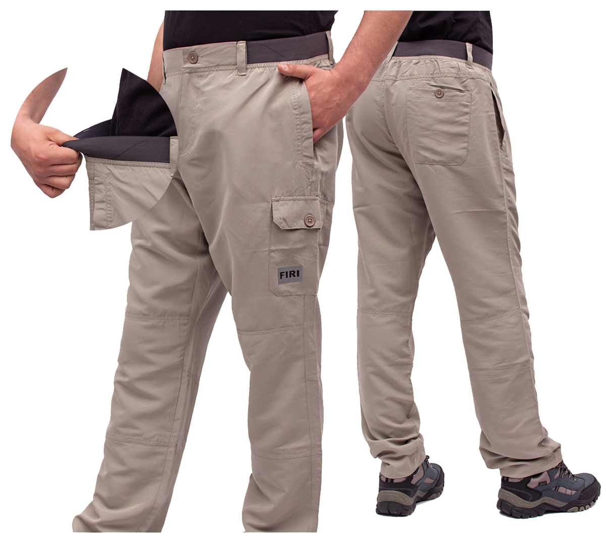 spodnie Trekingowe spodnie Turystyczne męskie S