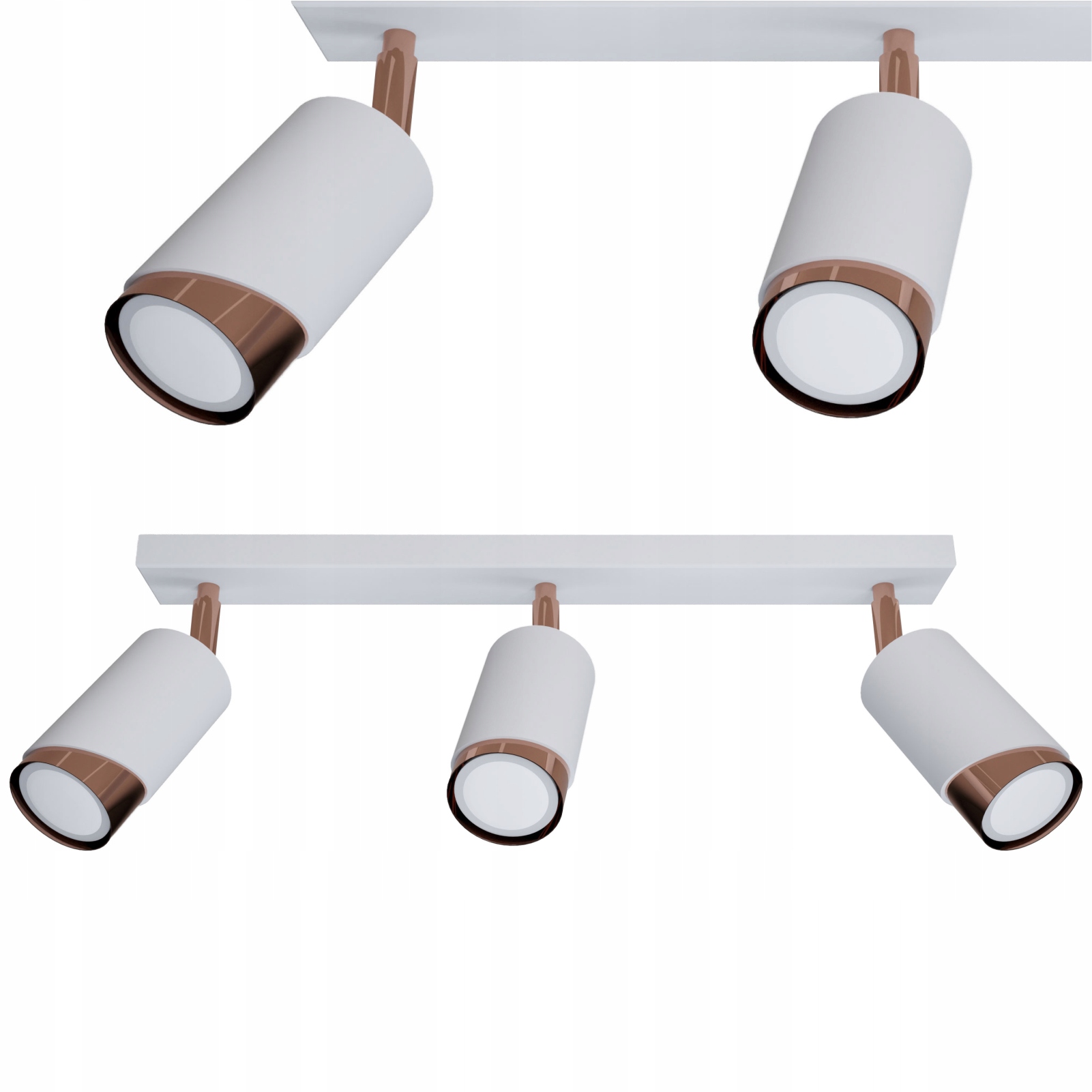 Závesná Stropná Lampa Luster Stropné Svietidlo Led 3x GU10 tuba nástenná lišta