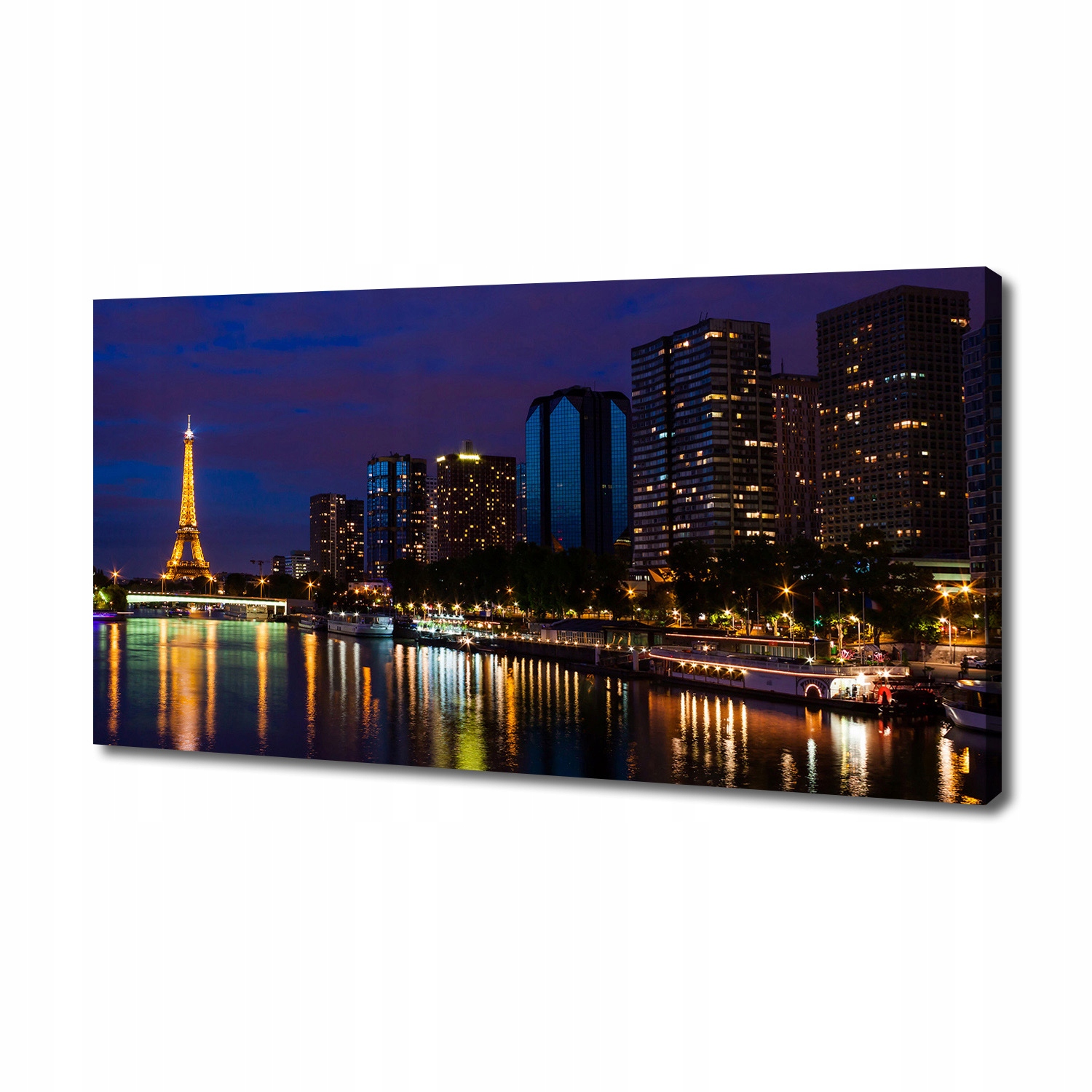 

Foto obraz canvas na ścianę Paryż nocą 140x70 cm