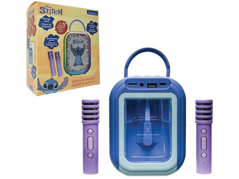 Zabawka głośnik mobilny Lexibook Disney Stitch BTC030D