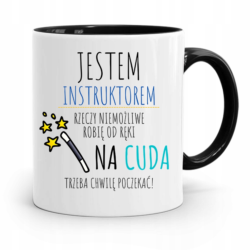 

Dla Instruktora Prawa Jazdy Kubek Czarny