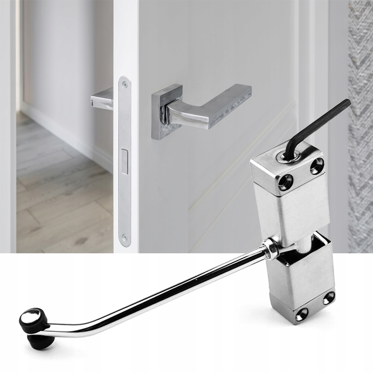 SAMOZAMYKACZ DO DRZWI FURTKI DOMYKACZ ZAMYKACZ Typ drzwi jednoskrzydłowe