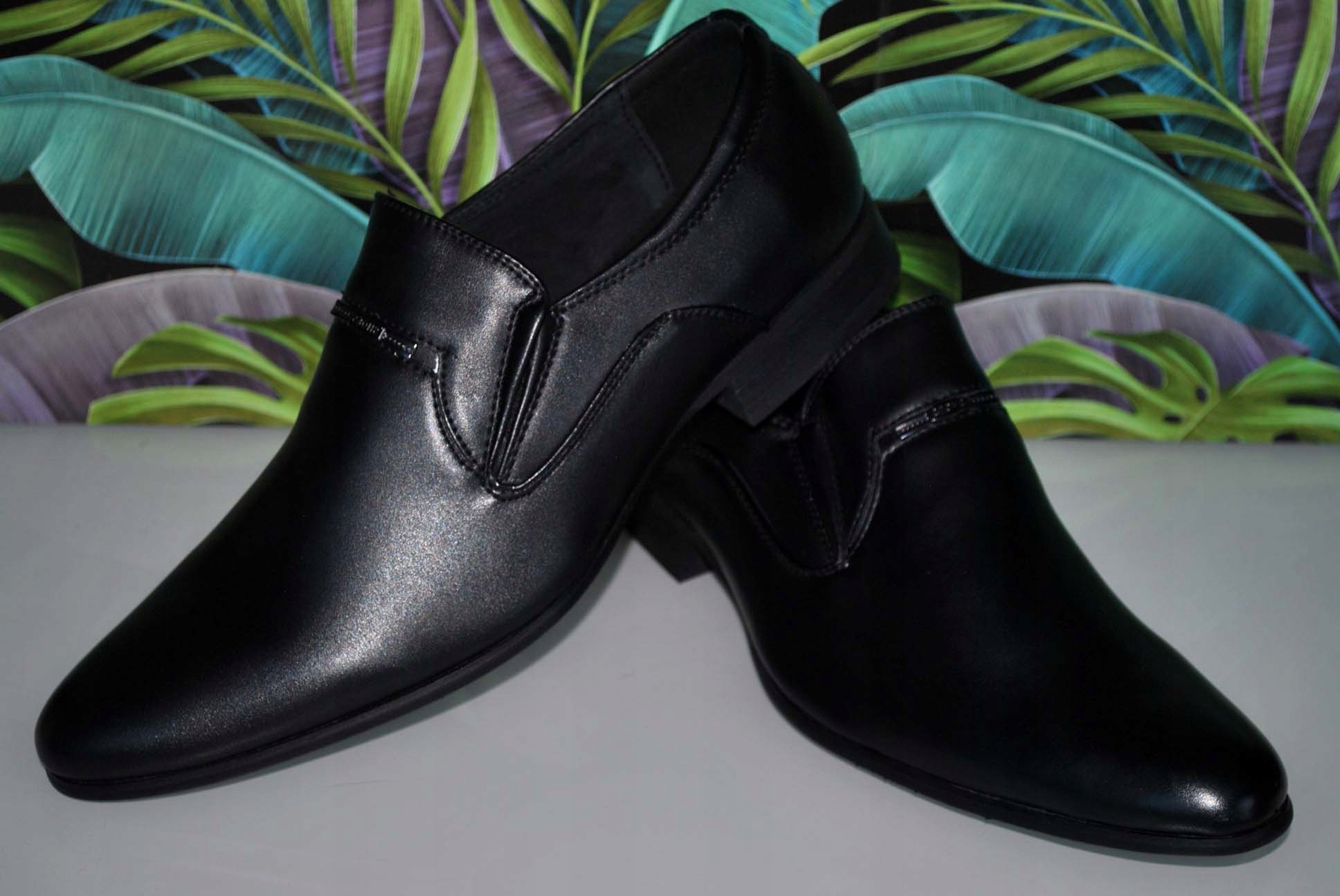 PÓŁBUTY WIZYTOWE MĘSKIE ORGINAL ELEGANT BUTY KOWBOJKA STYL CASUAL PANTOFLE Model PÓŁBUTY WIZYTOWE  IMPREZY POLL-BUTT KOWBOJKA