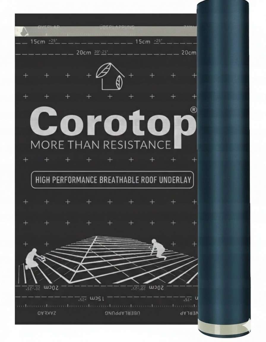 Corotop Ultra 220+ Strešná Membrána S Dvoma Lepiacimi Pásikmi