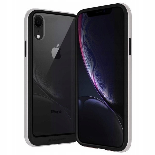 

Mercury Bumper X iPhone Xs Max srebrny /silver