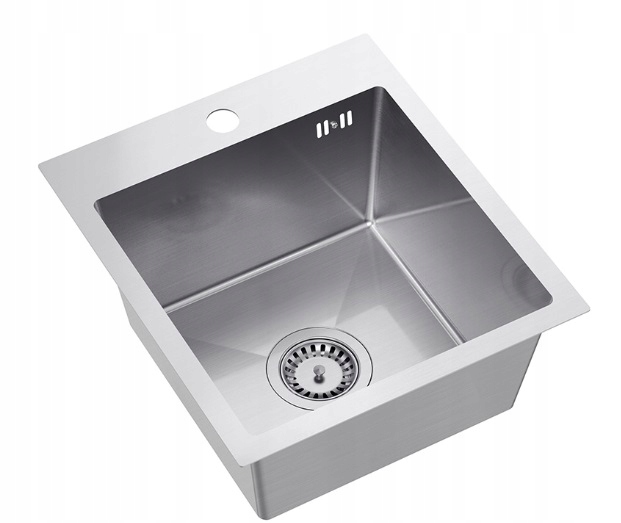 Oceľový Zapustený Drez 40x45x20 CM So Sifónom 1-KOMOROVÝ