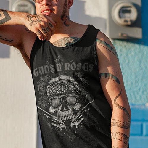 TANK TOP HORROR/ROCK GUNS N ROSES GUNS Rozmiar XXL