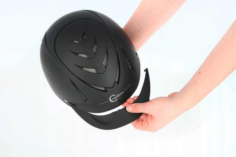 Kask jeździecki Nerron, czarny, 55-59 cm, Covalliero TOCZEK Kod producenta 32299