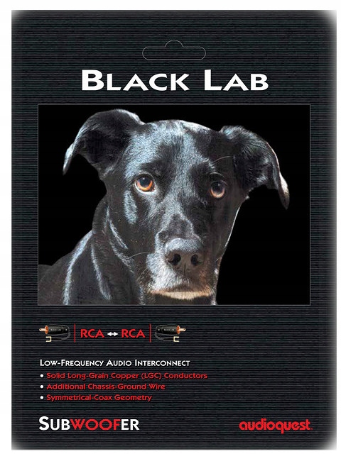Audioquest Black Lab | przewód 1xRCA/1xRCA do subwoofera o długości 8m Marka AudioQuest