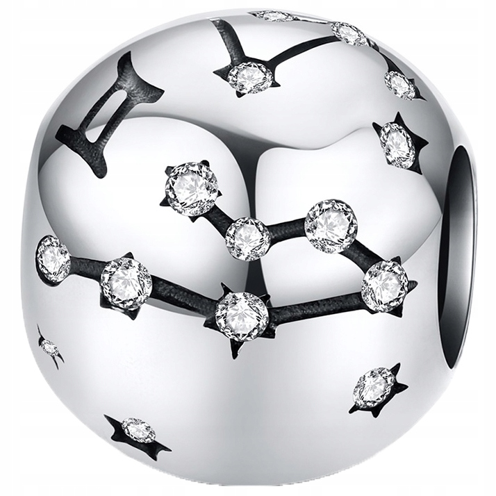 

Charms Znak Zodiaku Bliźnięta do Pandora srebro