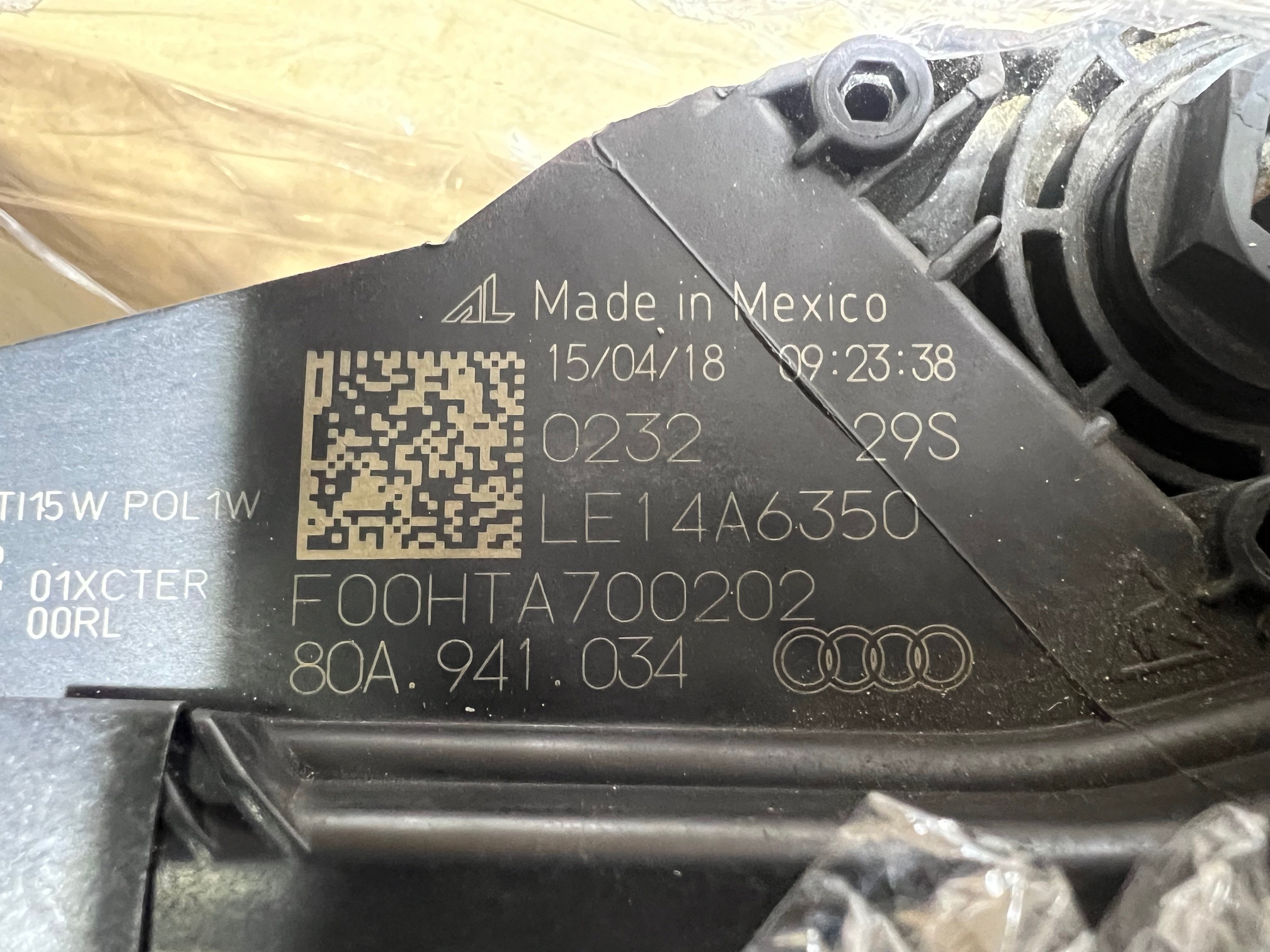 AUDI Q5 80A light right front right front FULL LED MATRIX 80A941034