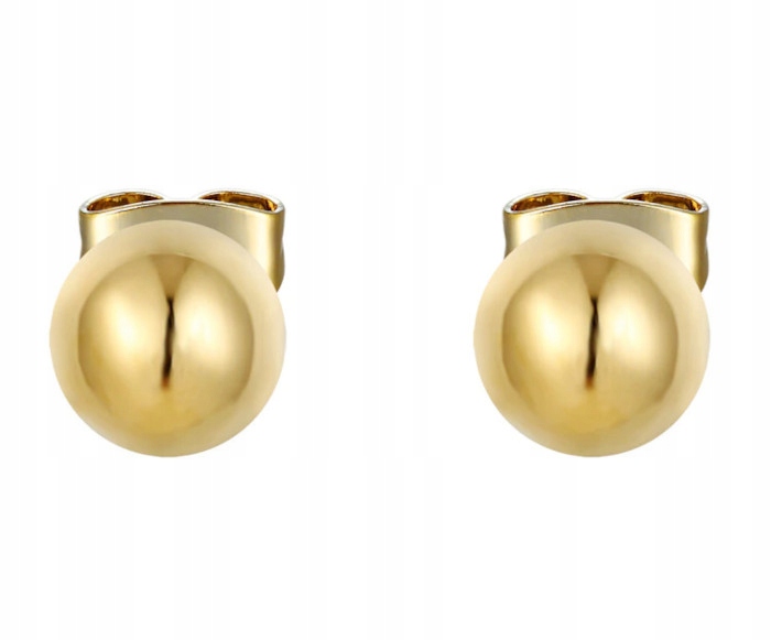 

Kolczyki Złote Kulki 6 mm Stal Chirurgiczna 316L