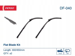 DENDF-040 Piora Wycieraczki 650+650 Plaskie Audi Q7 4L 06-