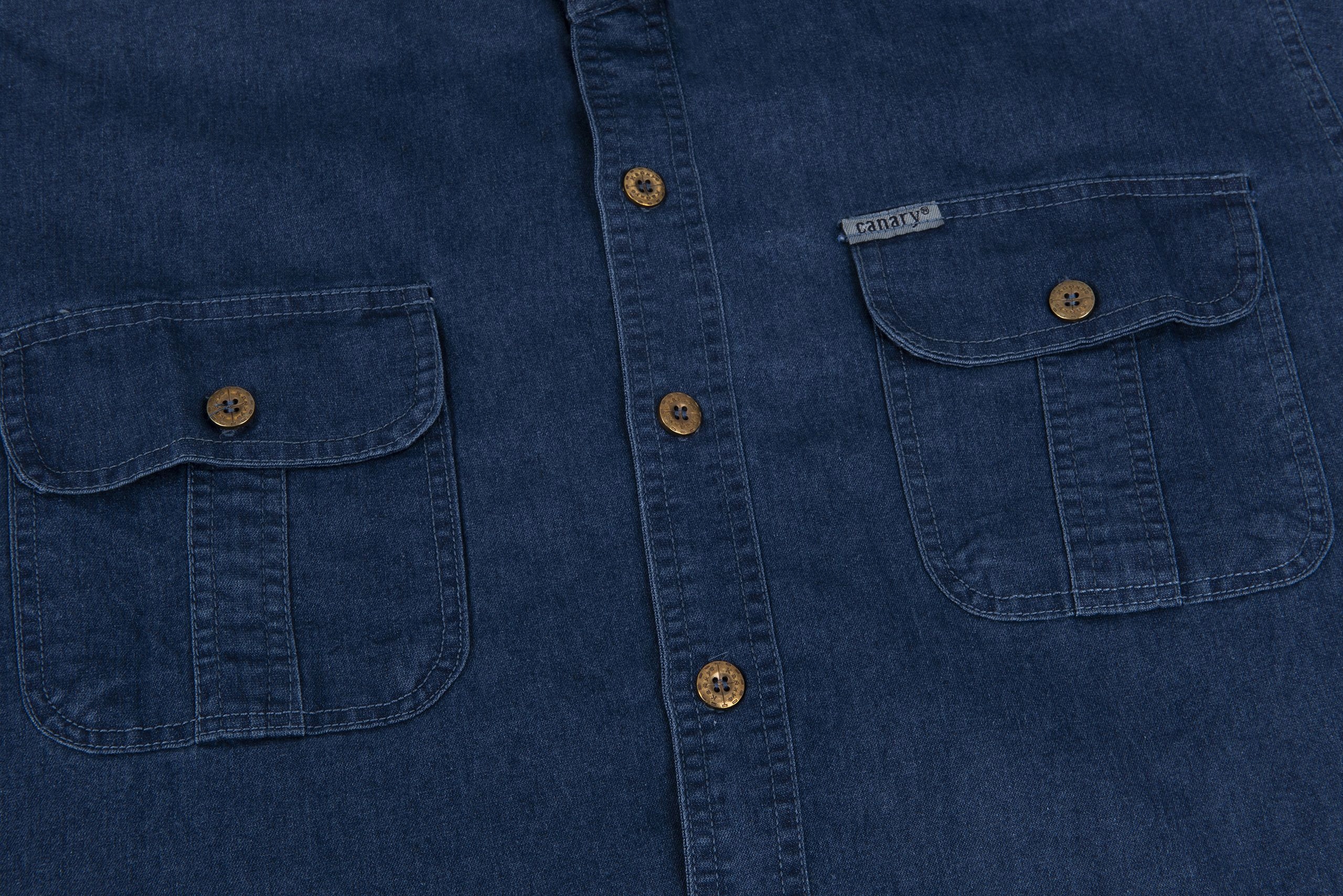 KOSZULA MĘSKA JEANSOWA DŁUGI RĘKAW ROZ.M CCD Rozmiar M