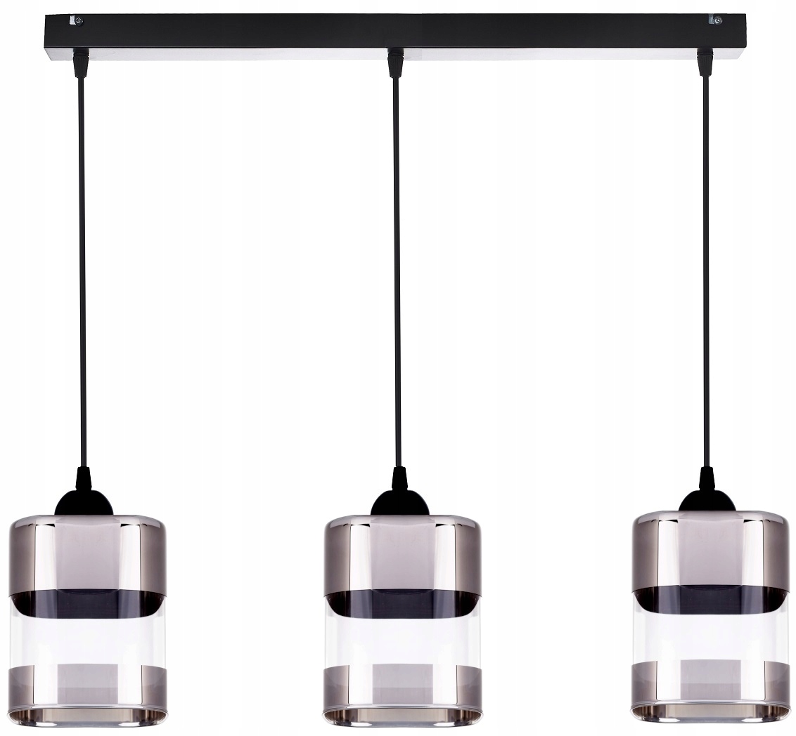 

Szklana Lampa Wisząca Sufitowa Żyrandol Plafon Led
