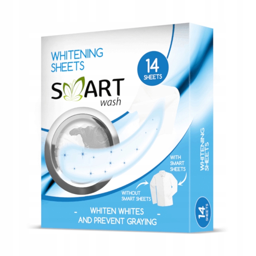 

Smart Wash Chusteczki Do Prania Wybielające 14SZT