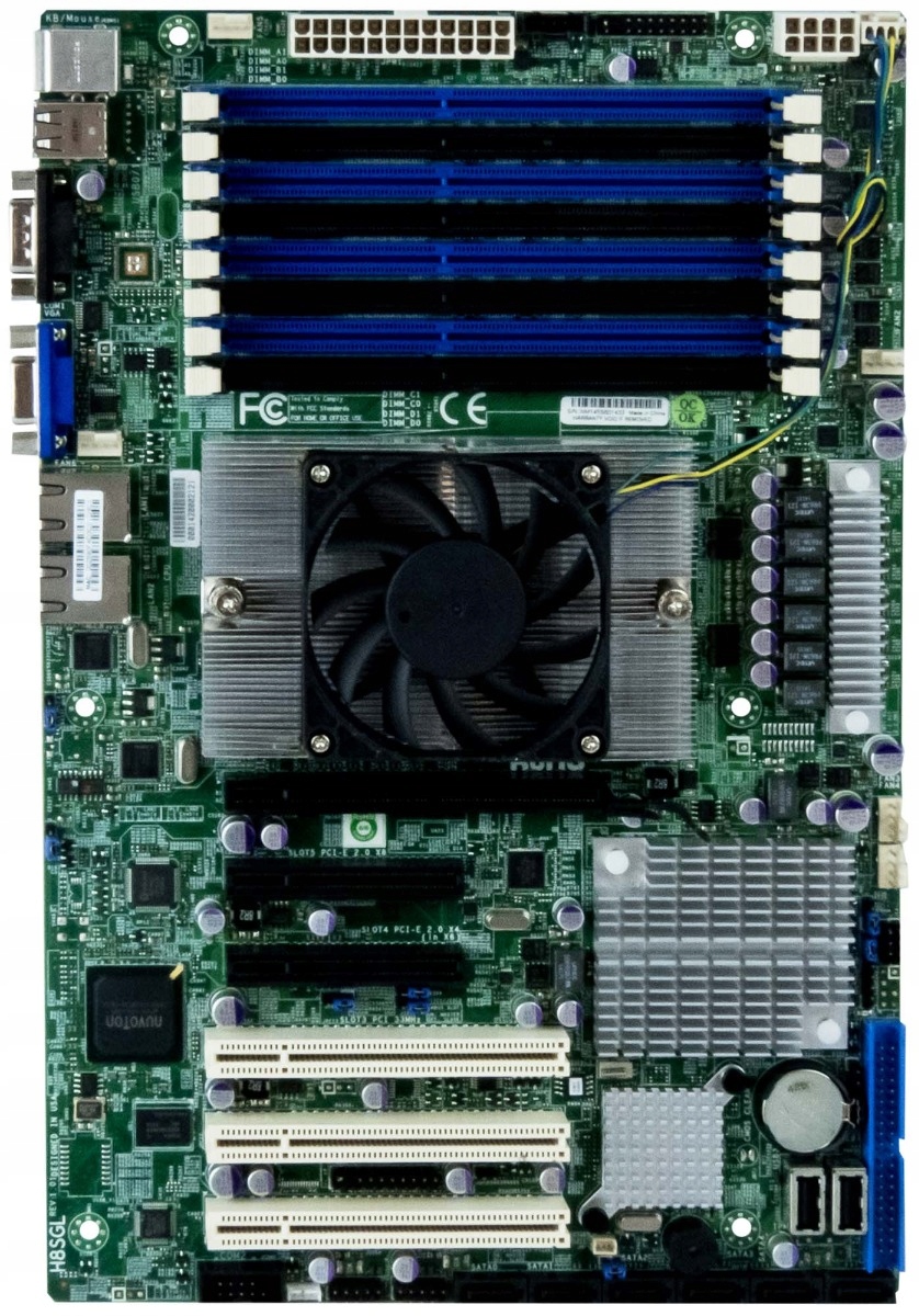 Supermicro H8SGL Amd Opteron 6300 DDR3 Pcie Pci