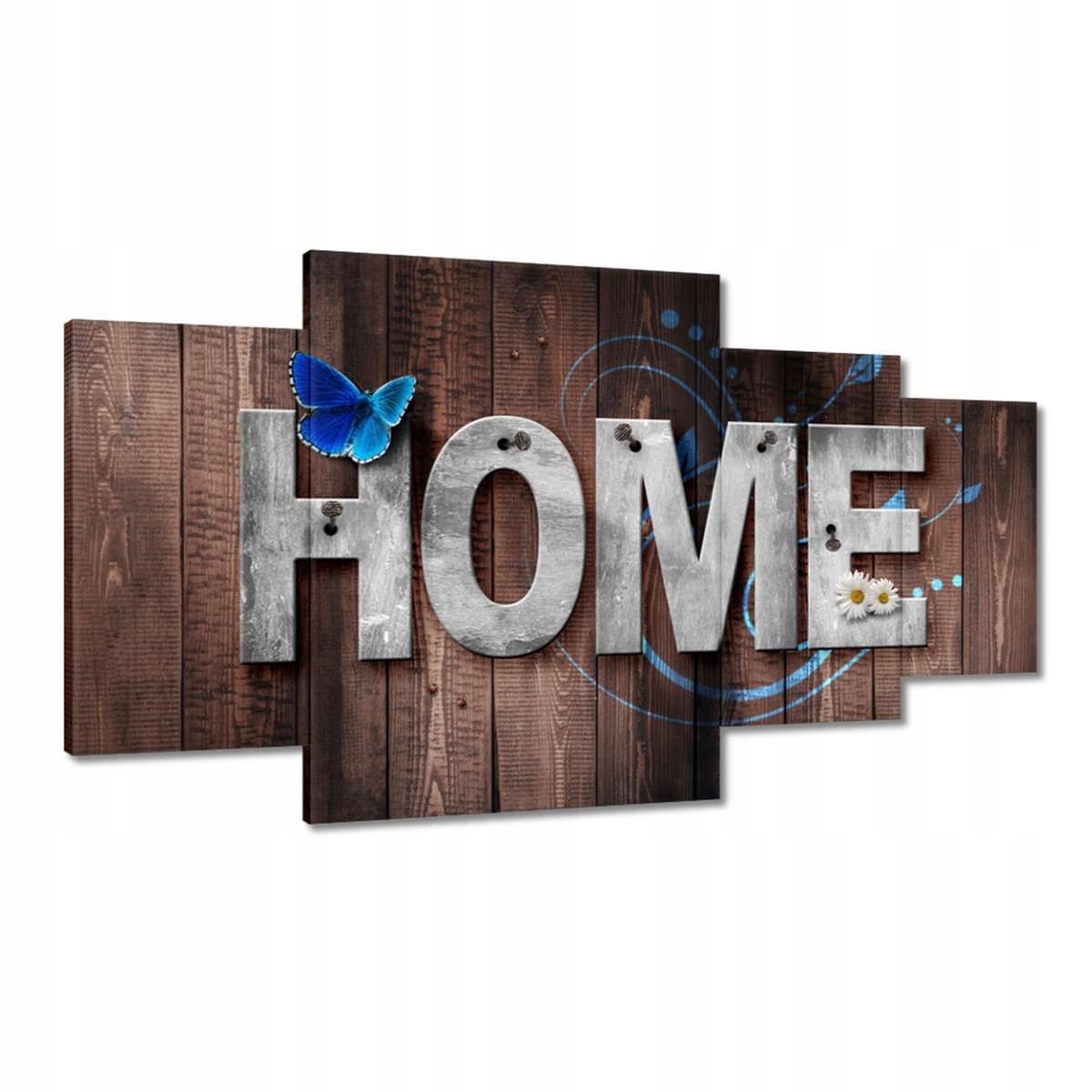 Obrazy 160x90 Nápis Home