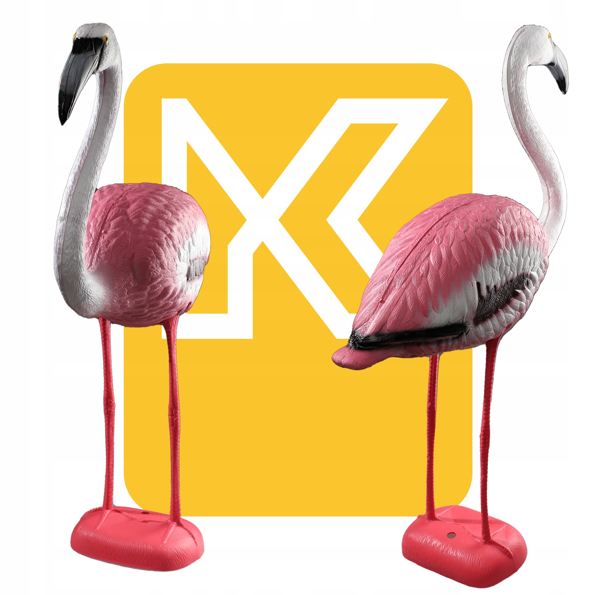 FIGURA FIGURKA OGRODOWA 80cm OZDOBA PTAK FLAMING DUŻA DEKORACJA OGRODU XXL Kod producenta K5508