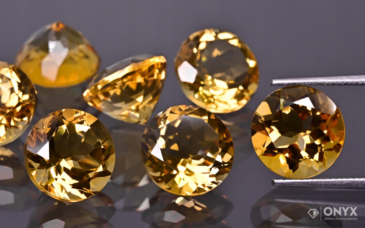 Citron fazetovaný kulatý fi 8 mm