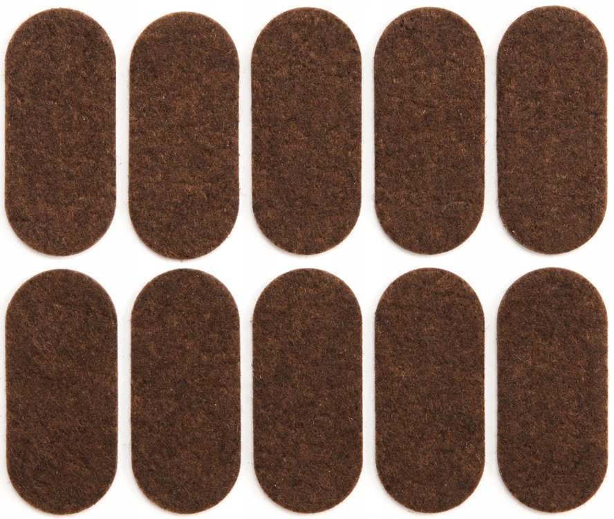 

Podkładki Filcowe 20x45 mm 1 Blister 10szt Brąz.