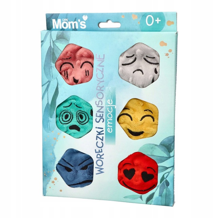 

Mom's Miękkie Woreczki Sensoryczne Emocje 0m+ 6szt