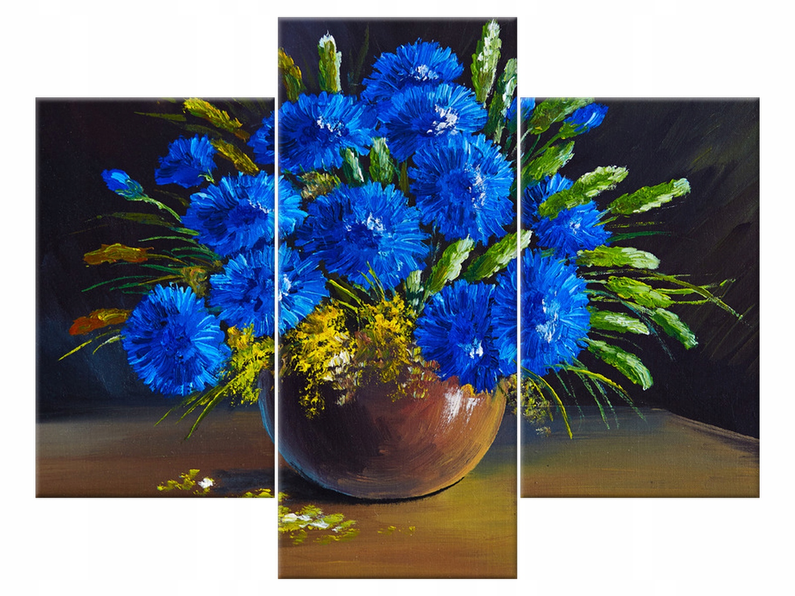 

Obraz 90x70 Vintage Retro Kwiaty w wazonie Maki