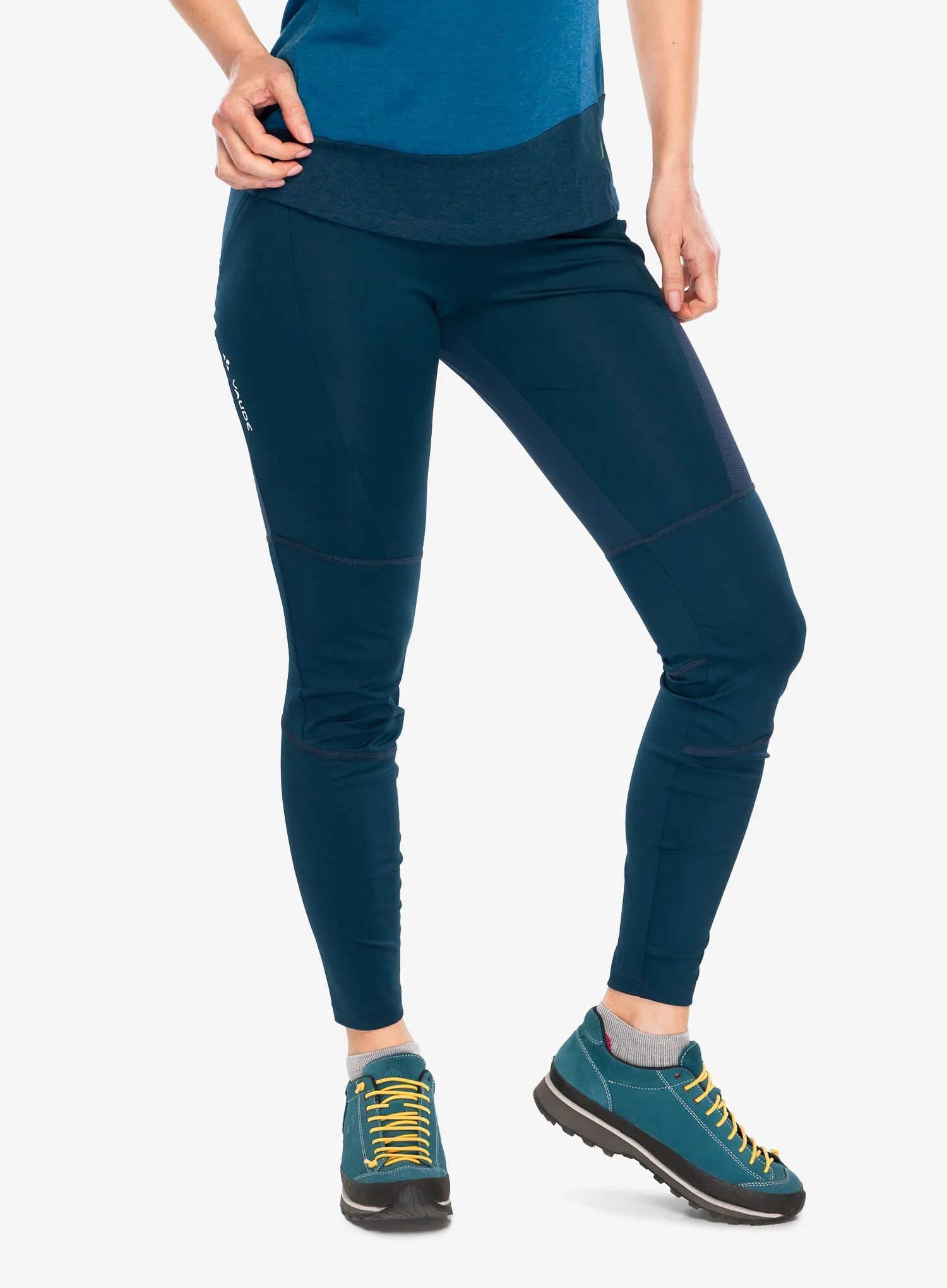 Legginsy damskie Vaude Scopi Tights II dark sea 42 (L)