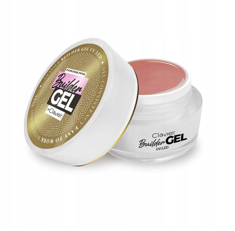 Żel Budujący Do Przedłużania Paznokci Clavier 10g POWDER PINK