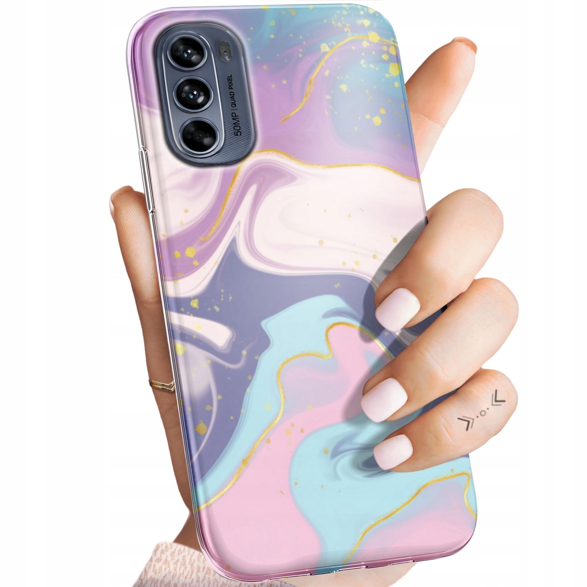 Etui Do Motorola Moto G62 5G Pastele Ilustracja Obudowa Case