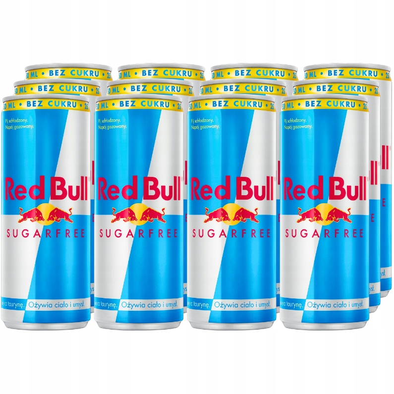 Levně Red Bull Energetický nápoj bez cukru 250 ml x 12 kusů